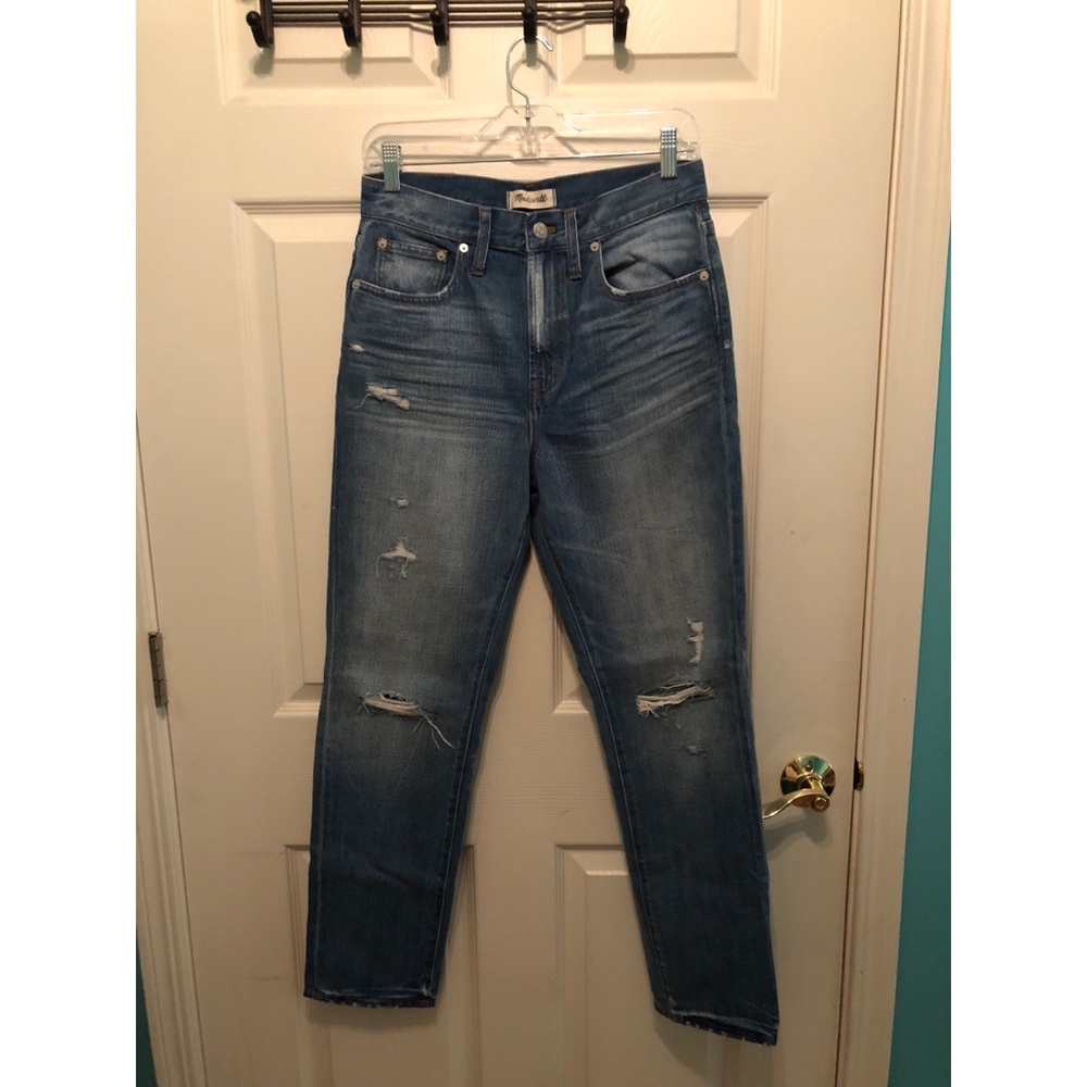 Perfect Vintage Jean in Chef Wash: Distressed